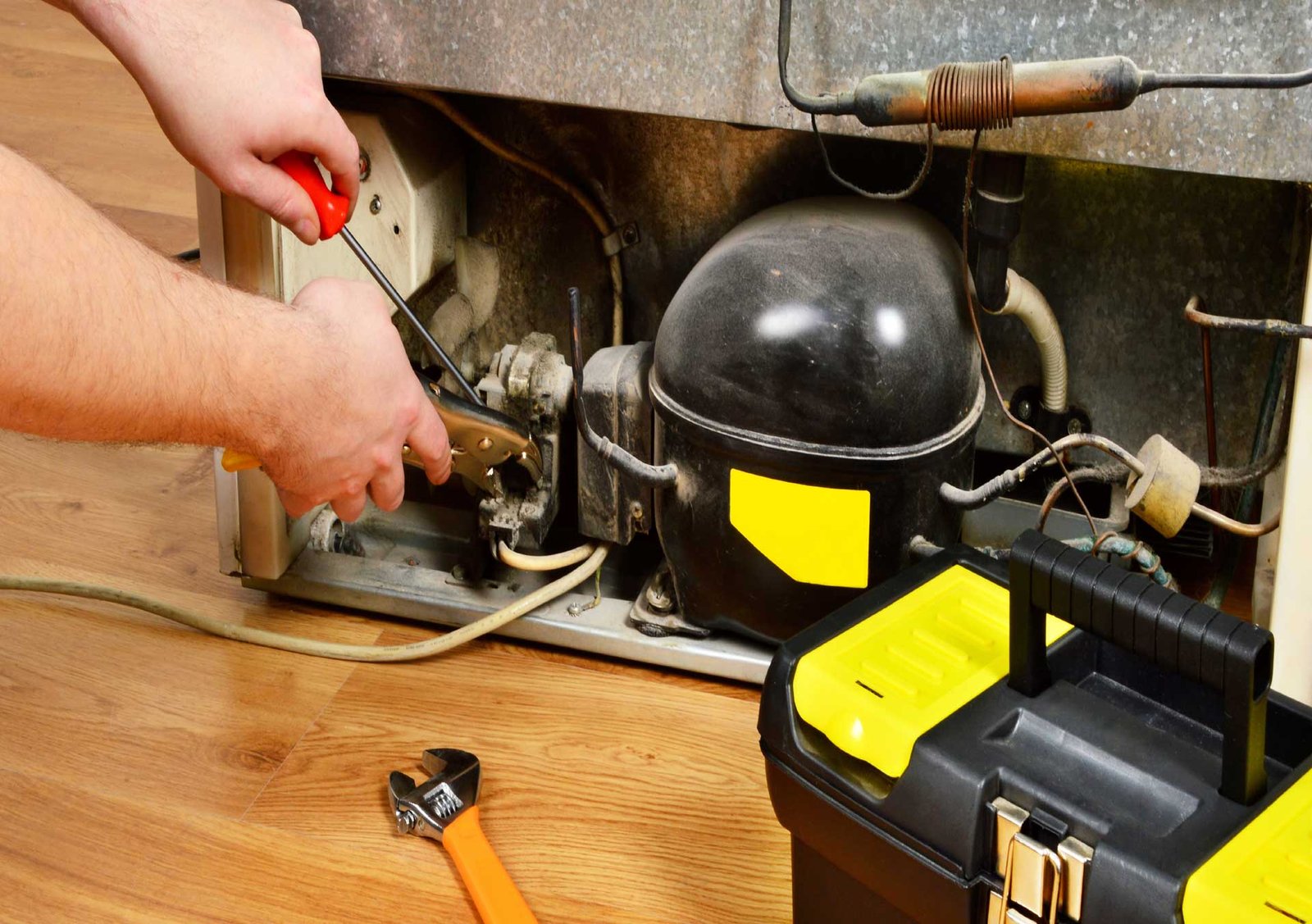 Residential fridge repair diagnostic