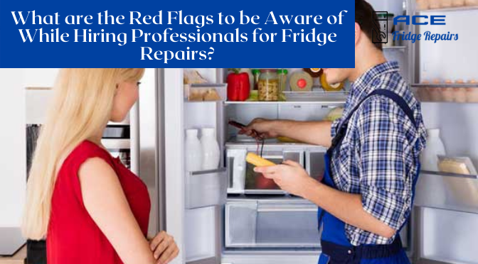 What are the Red Flags to be Aware of While Hiring Professionals for Fridge Repairs?