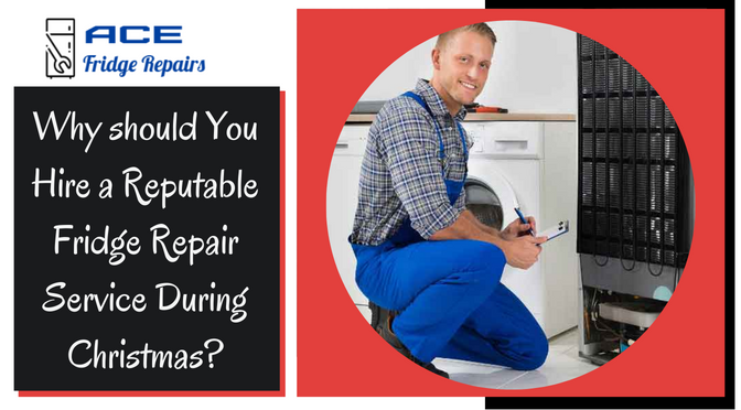Why should You Hire a Reputable Fridge Repair Service During Christmas?