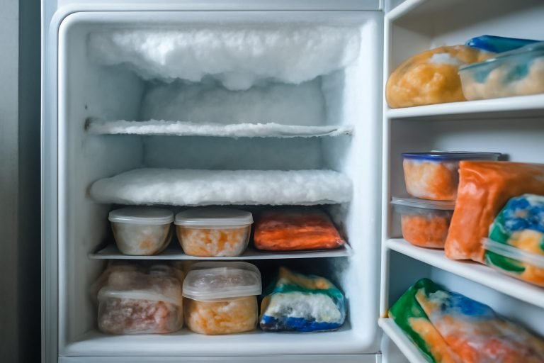 Frost Buildup in Freezer