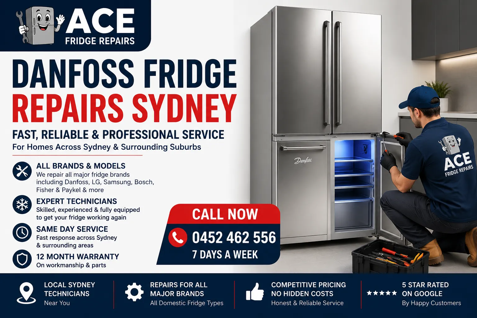 Professional Danfoss Compressor and Refrigeration Control System Repair in Sydney