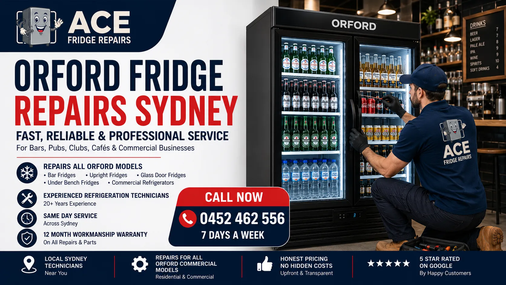 Professional Orford Commercial Refrigeration Repair Service in Sydney