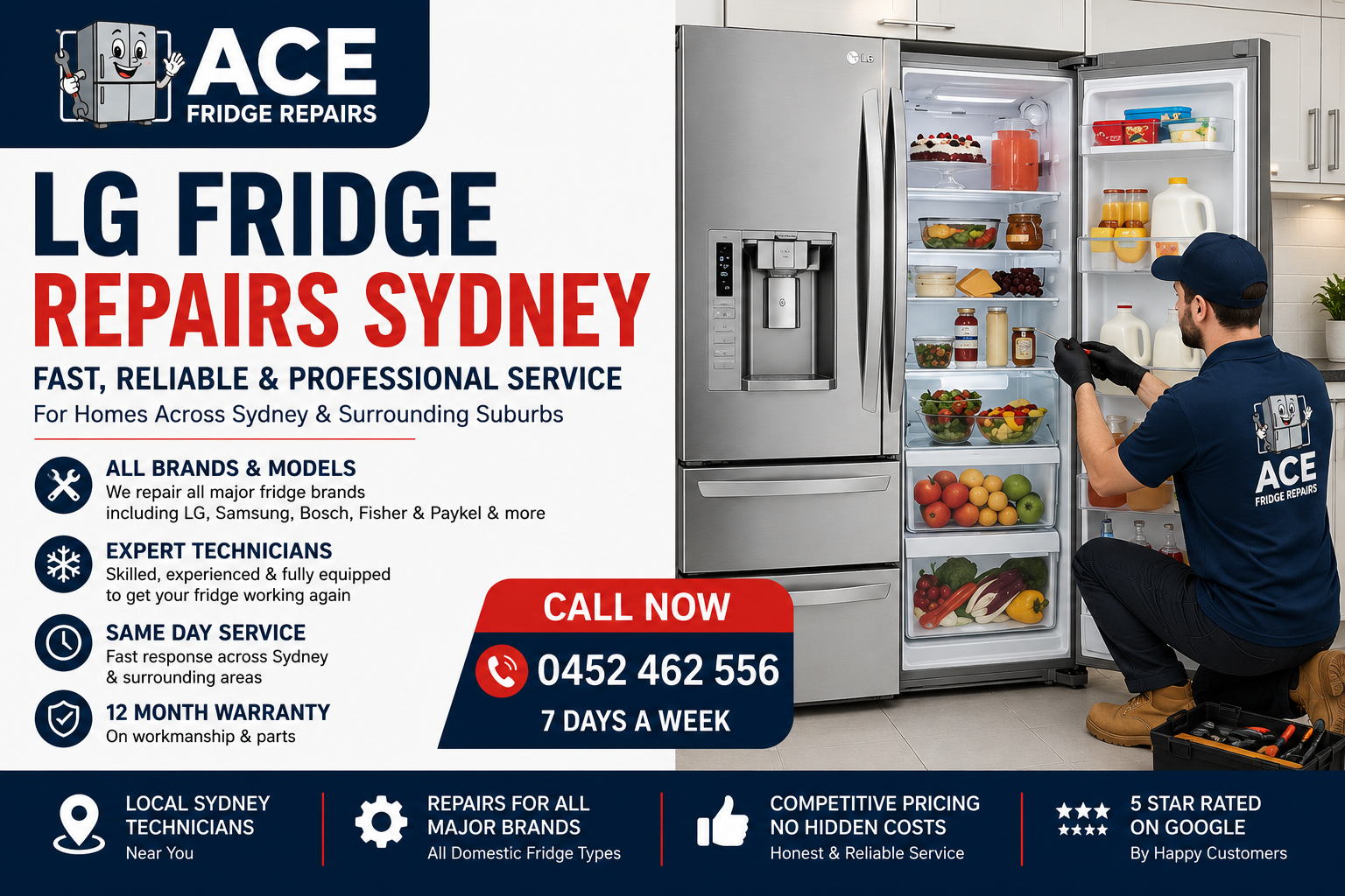 Professional LG Fridge Repairs in Western Sydney