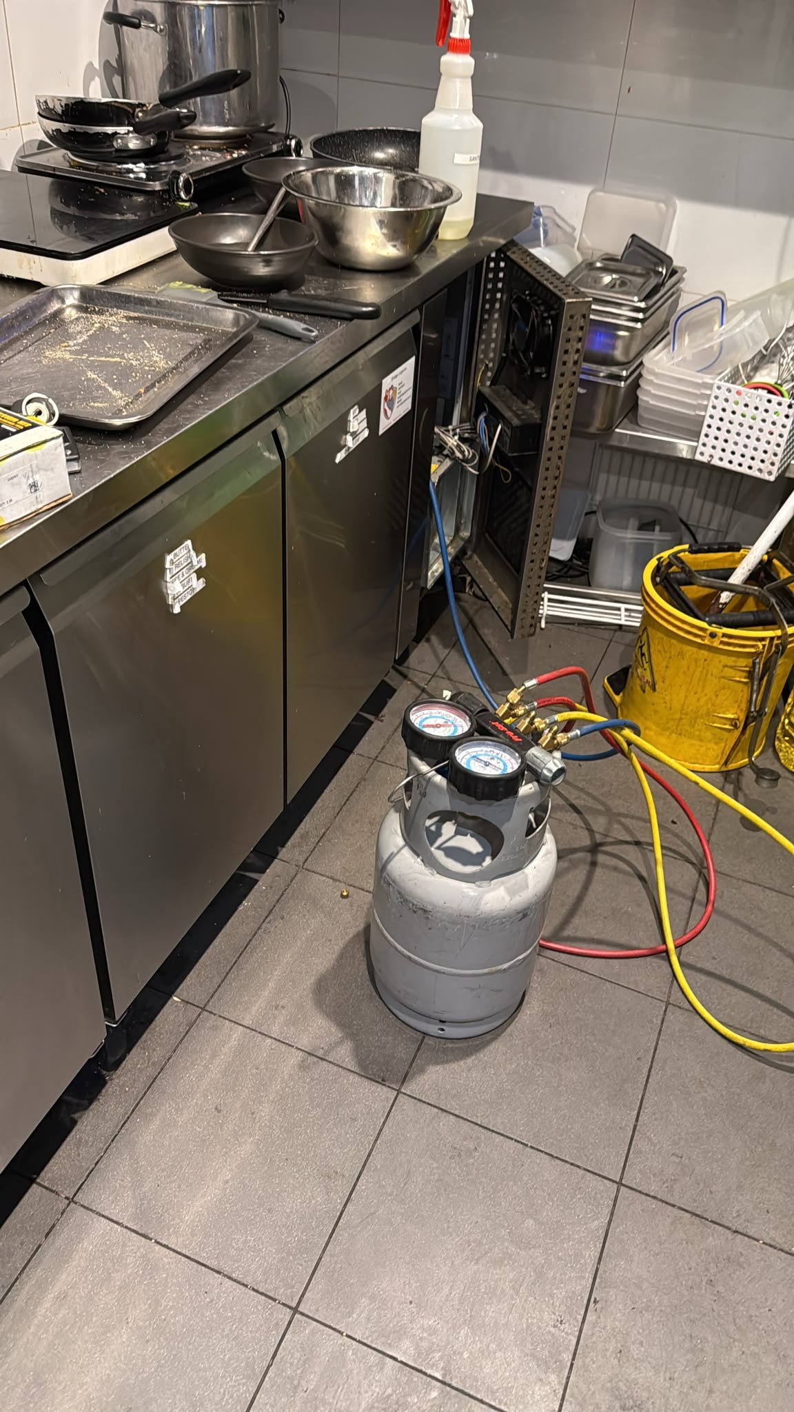 Freezer room repair